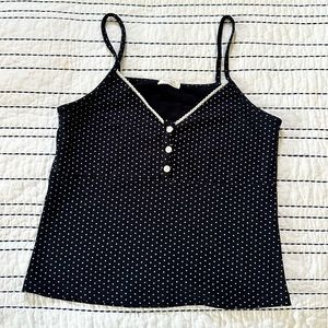 Brandy melville polka dot tank top